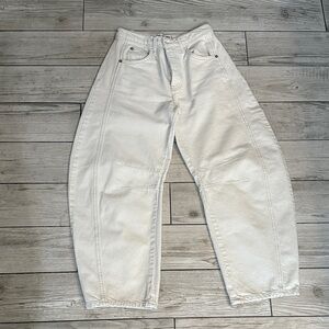 Free People White Women Jeans